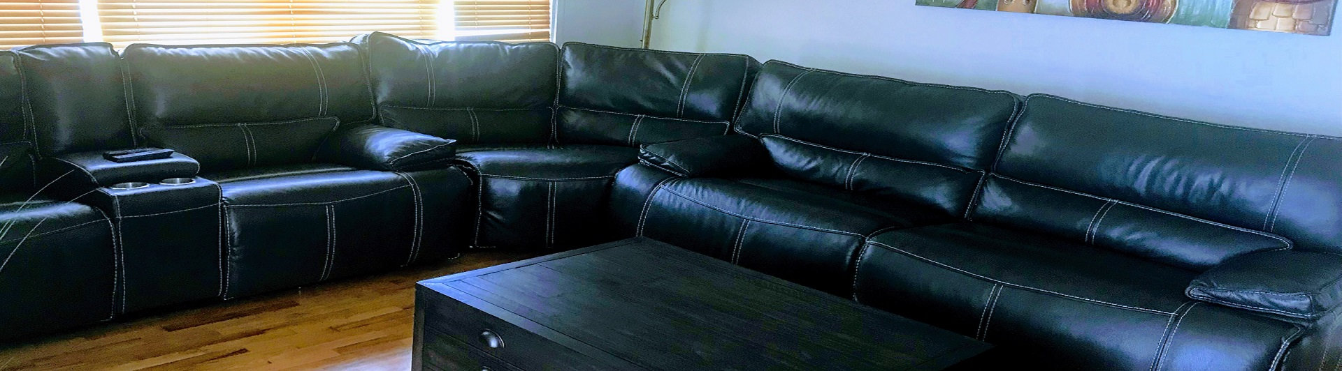 A picture of sofa in living room